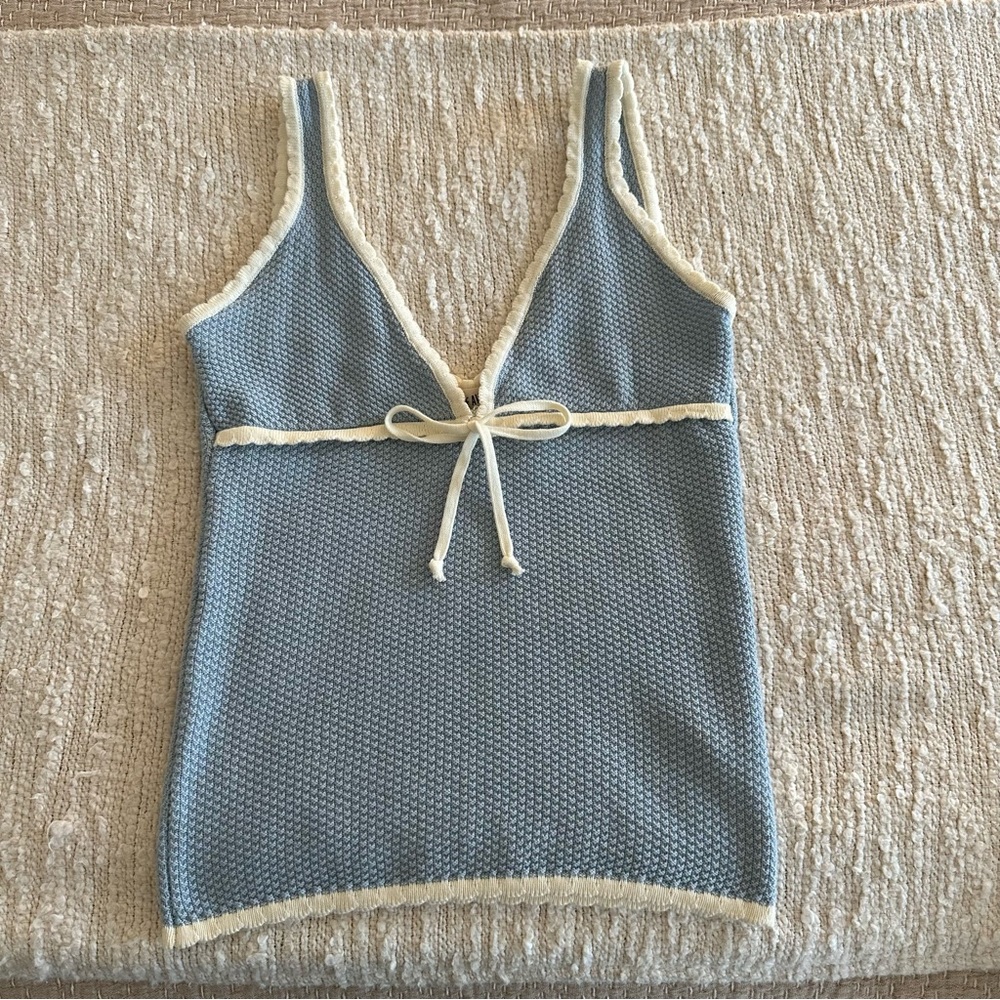 DJERF AVENUE Amorini Tank Top Baby Blue